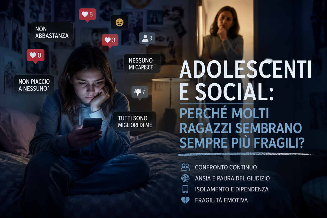 Adolescenti e social: perché molti ragazzi sembrano sempre più fragili?