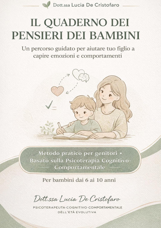 Copertina – Il quaderno dei pensieri dei bambini